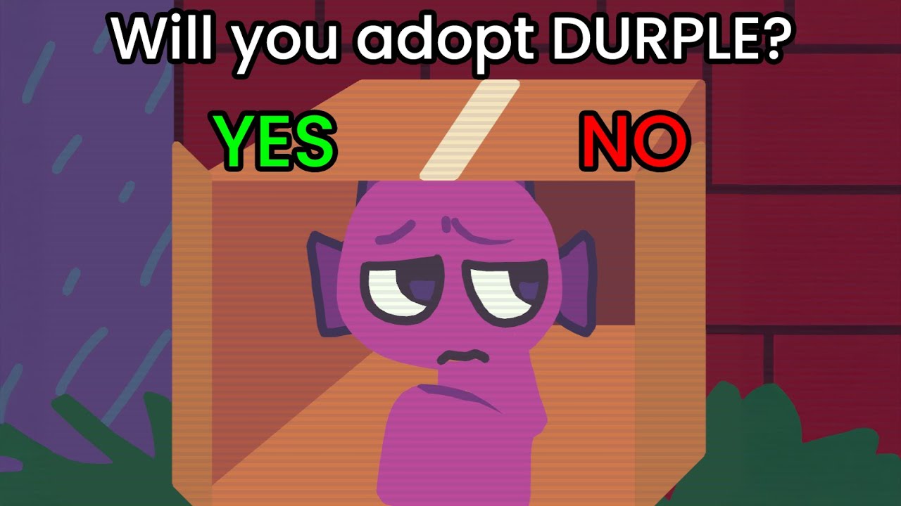 Sprunki, but ADOPT DURPLE??
