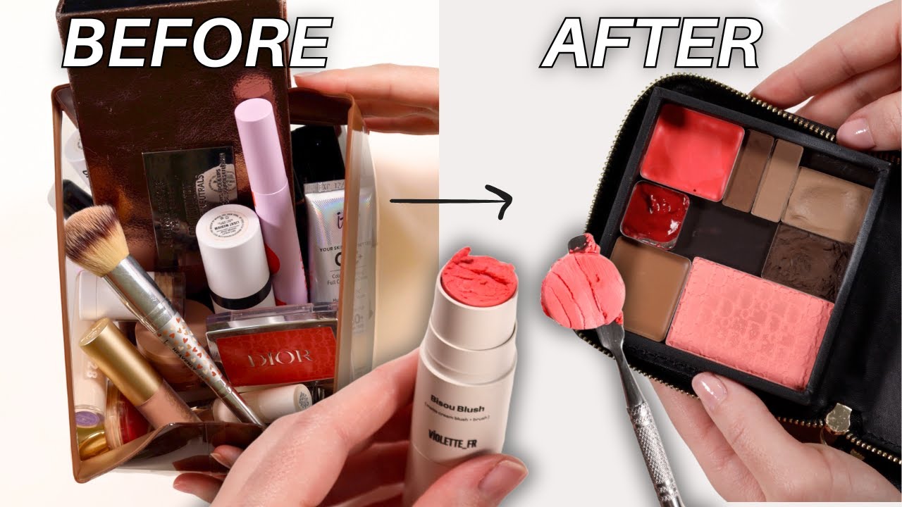 This tiny palette replaced my entire TRAVEL makeup bag