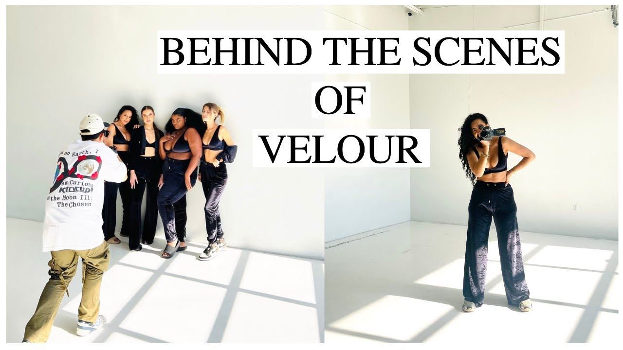 BEHIND THE SCENES OF THE LEVAVI VELOUR COLLECTION PHOTOSHOOT || DAY IN THE LIFE BUSINESS OWNER VLOG