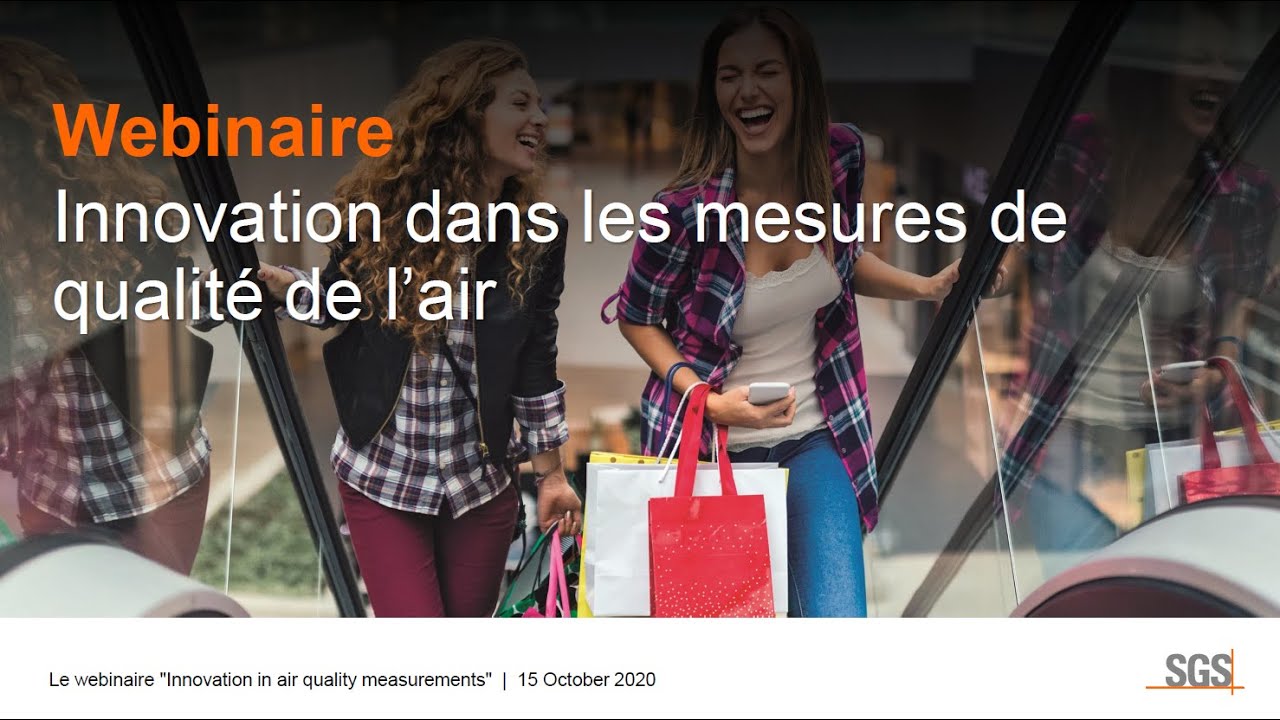 SGS: le webinaire Innovation dans les mesures de qualité de l'air  | 15 October 2020