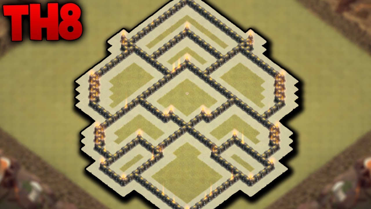 Aldea GUERRA ANTI 3 ESTRELLAS/WAR BASE ANTI 3 STARS | TH8 | Ayuntamiento 8 | 2017 | byGenesys