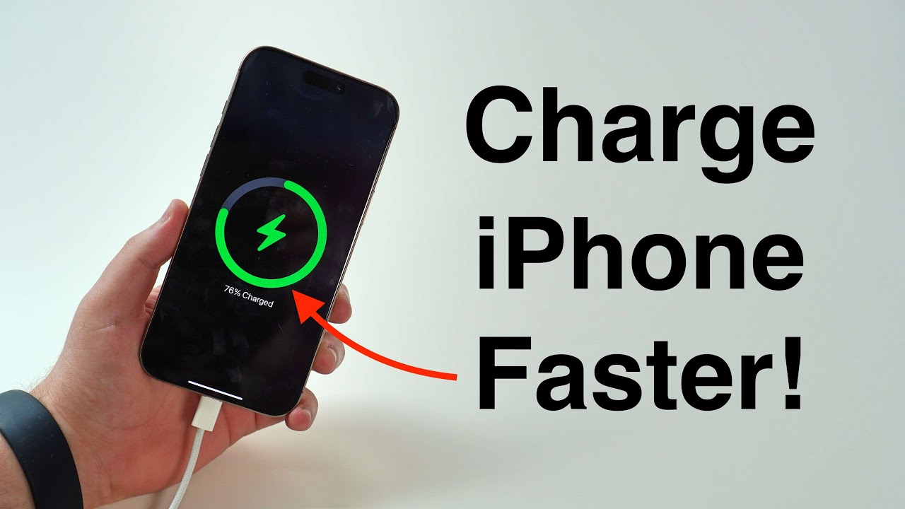 How To Charge your iPhone Faster!!