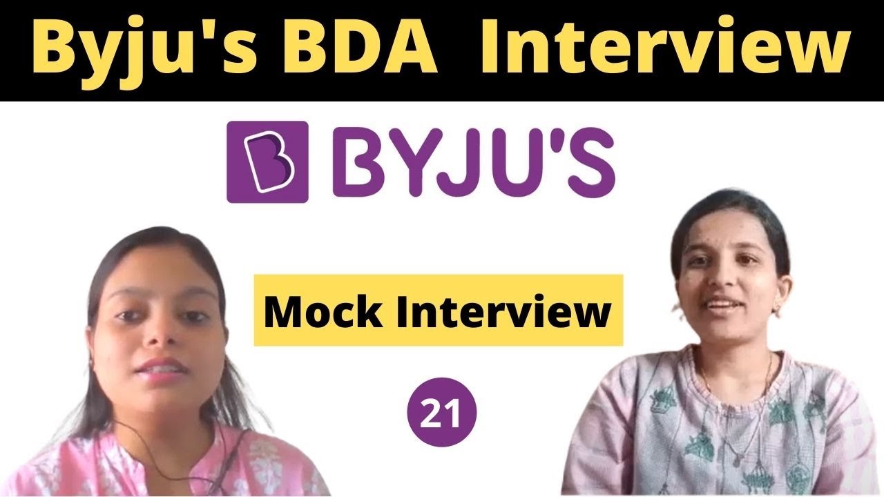 Byju's BDA Interview #21| Byjus Interview Questions & Answers In English