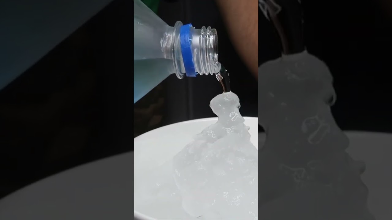 Мгновенное замораживание воды