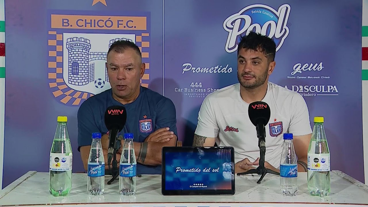 Rueda de prensa de Boyacá Chicó tras su partido con Millonarios