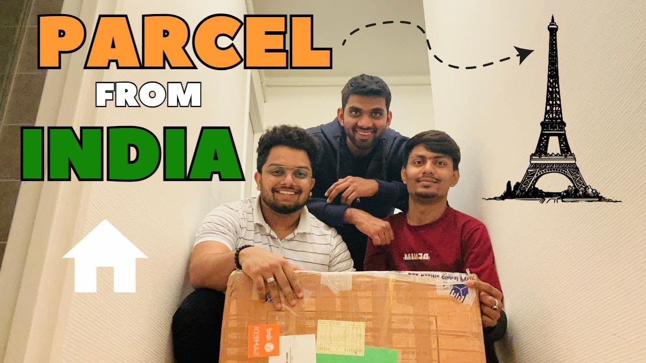 Got a Parcel from India | India to France | #internationalstudents #india #france #studentlife