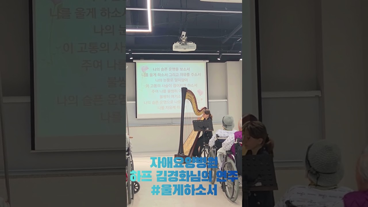 하프연주 김경화_울게하소서_자애병원 특순