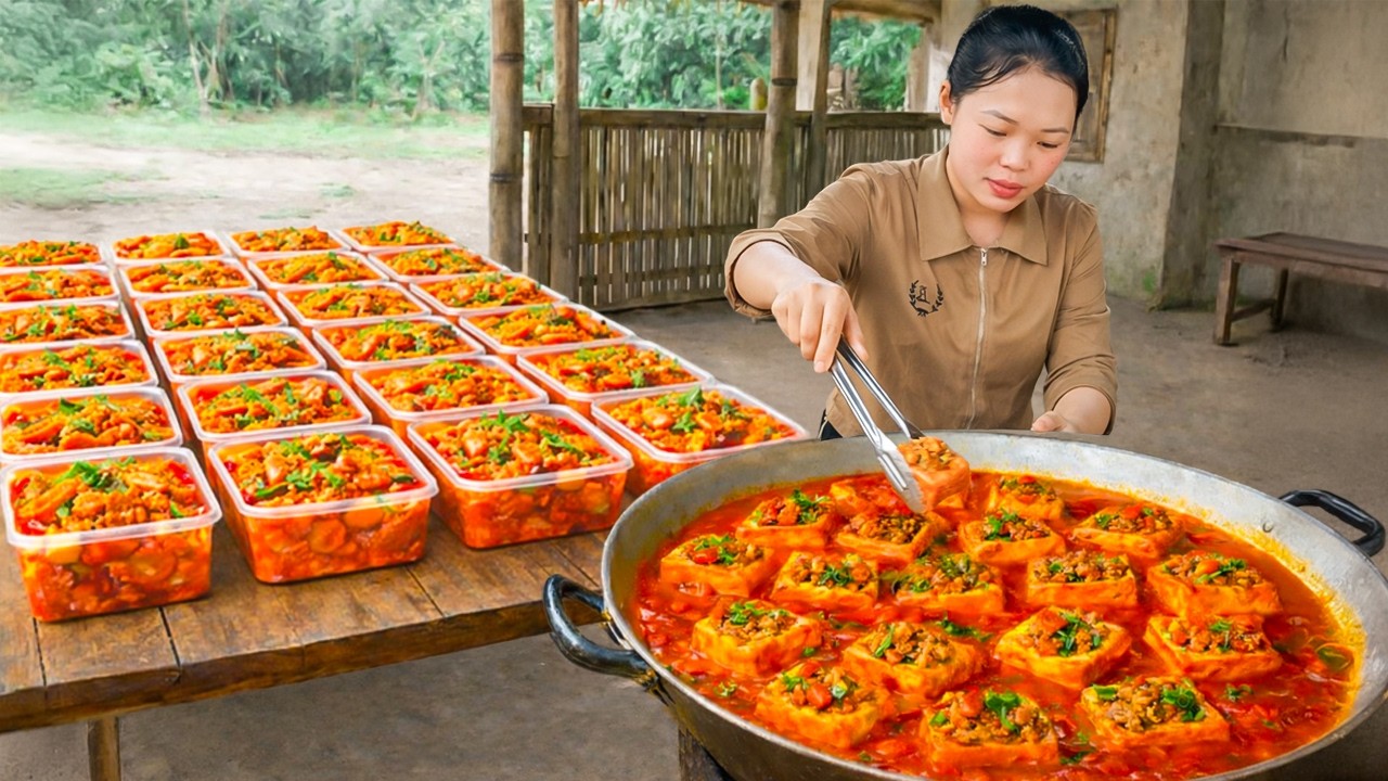 How to Cook Delicious Stuffed Beans in Tomato Sauce by Exclusive Recipe to Sell at the Market