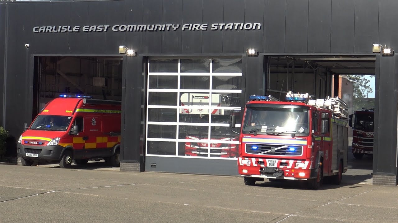 *RARE* Carlisle East Enhanced Rescue Unit & Reserve Pump Turnout! | Cumbria Fire & Rescue Service