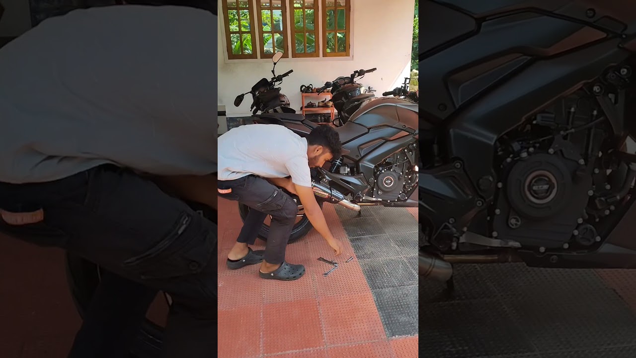 Dominar 250 installed yoshimura alpha exhaust 💥