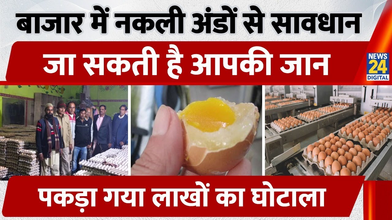 Muradabad: बाजार में नकली अंडों से सावधान, पकड़ा गया लाखों का घोटाला | Duplicate Egg Raid