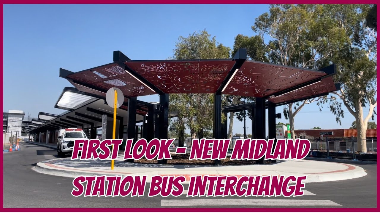 First look at the New Midland Station Bus Interchange 