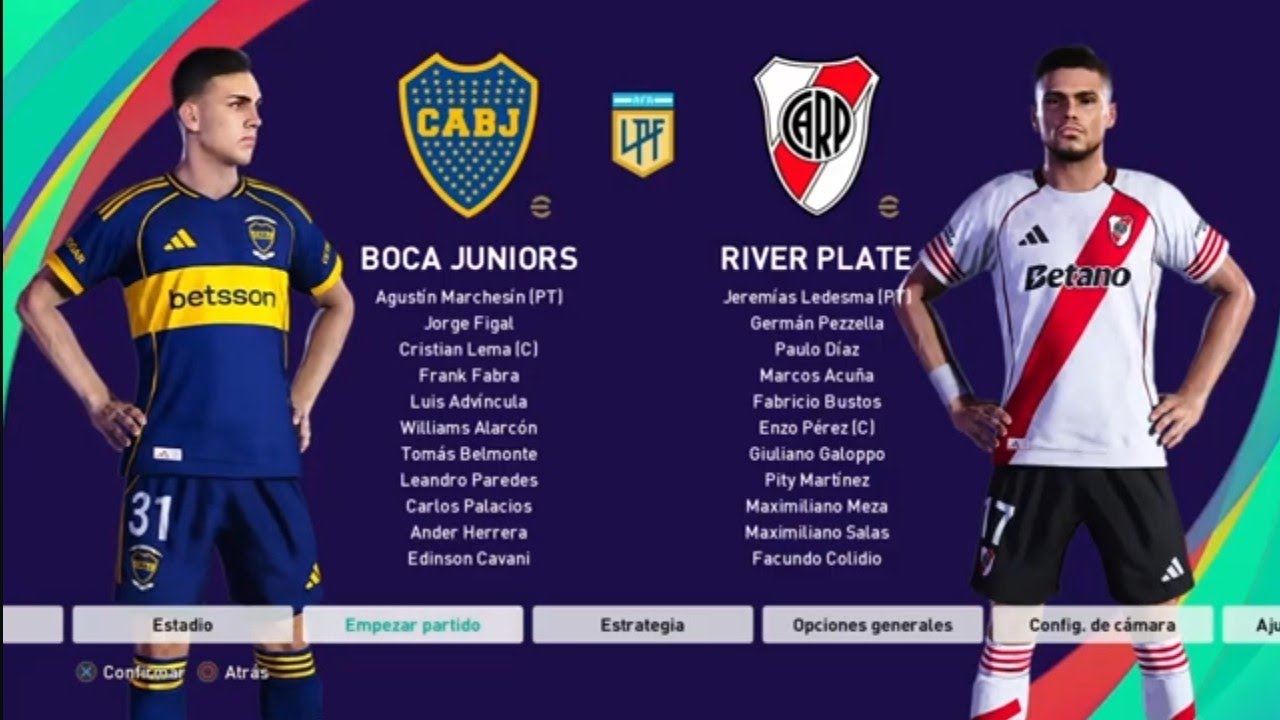Chile Pes Ps4 / Boca junior vs River Plate / Superclasico Argentino 2025