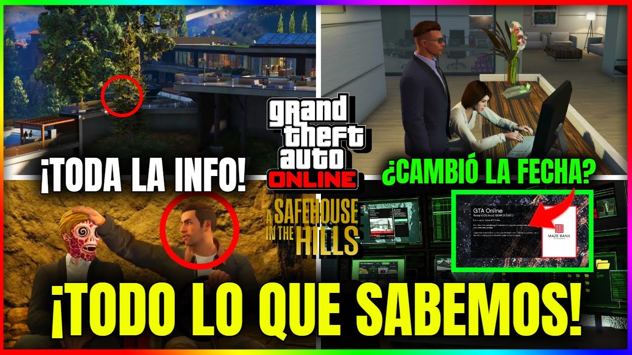 TODO LO QUE SABEMOS DEL NUEVO DLC de MANSIONES DE GTA5 Online DE MOMENTO! VIDEO RESUMEN de TODO!