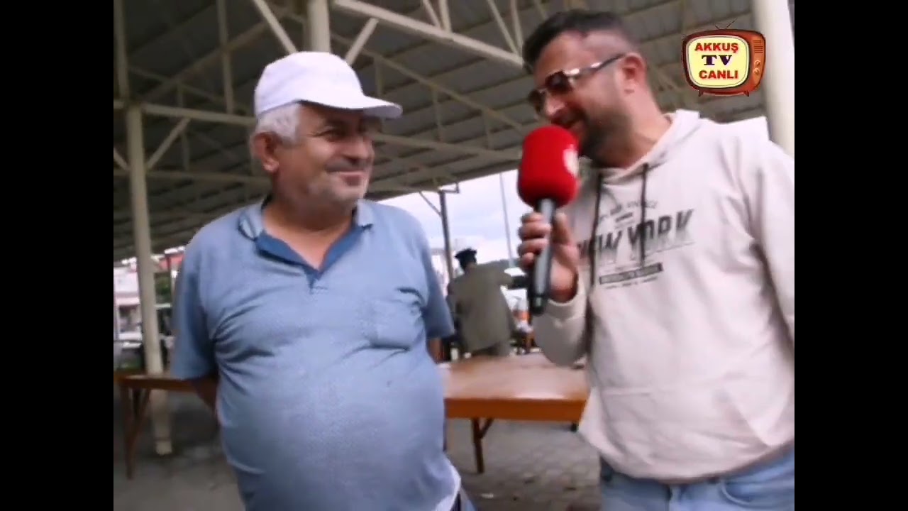 Akkuş da röportaj pazar yeri 