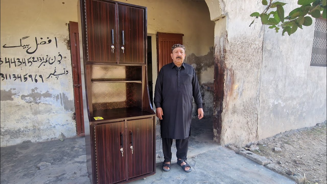 A kitchen cabinet made by me || میری بنائی ہوئی کچن الماری