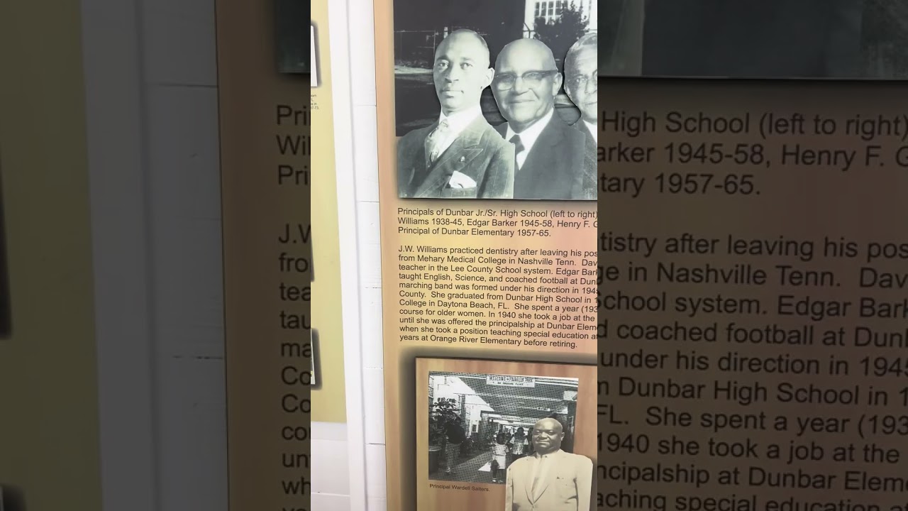 FGCU university Colloquium 1/29/26 urban field trip (Williams academy black history museum 