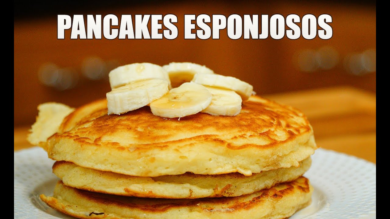 Como hacer PANCAKES de harina ESPONJOSOS y SUAVES | pancakes CASEROS con SUERO DE LECHE