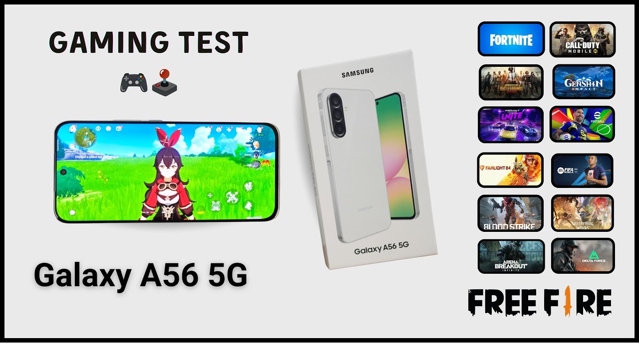 SAMSUNG Galaxy A56 5G Gaming Test