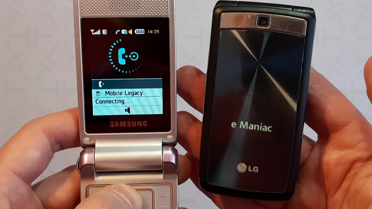 Incoming call & Outgoing call at the Same Time LG KF300 + Samsung S3600