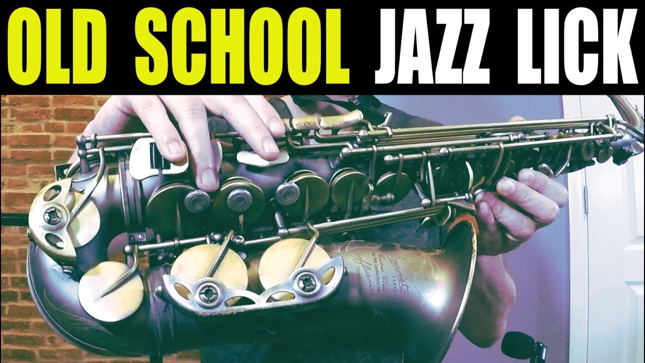 OLD SCHOOL JAZZ LICK TUTORIAL