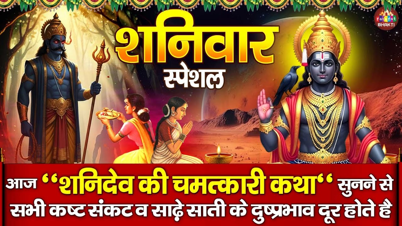 शनिवार भक्ति: शनिदेव जी की कथा- सुबह सुबह जरूर सुने यह कथा || Shanidev Gatha || Shani Bhajan Katha