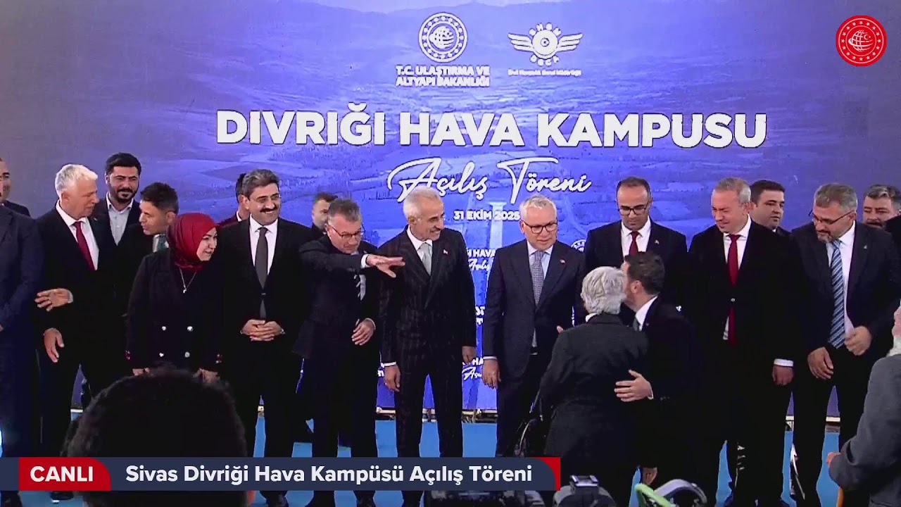 #Canlı | Sivas Divriği Hava Kampüsü Açılış Töreni