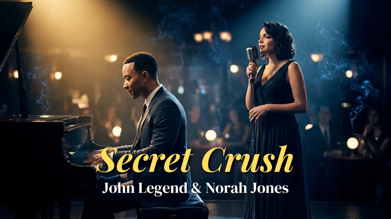 Norah Jones x John Legend Style - Secret Crush 🎶 | Smooth Soul Pop Jazz Mix 2026