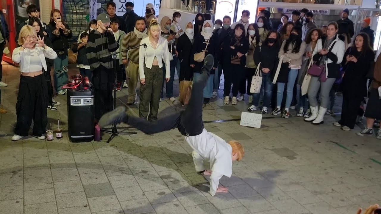 [STREET ARTIST] JINMYUNG. HONGDAE BUSKING (BLOOD, SWEAT & TEARS). 230318.