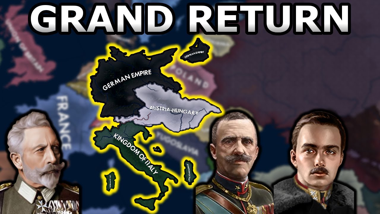 Triple Alliance Return in WW2! (German Empire, Italy, Austria-Hungary) | HOI4 Timelapse