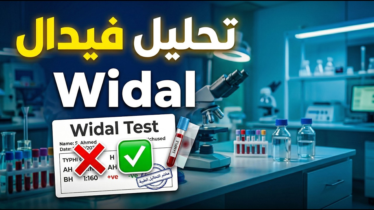 تحليل فيدال widal testوتفسير نتائجه