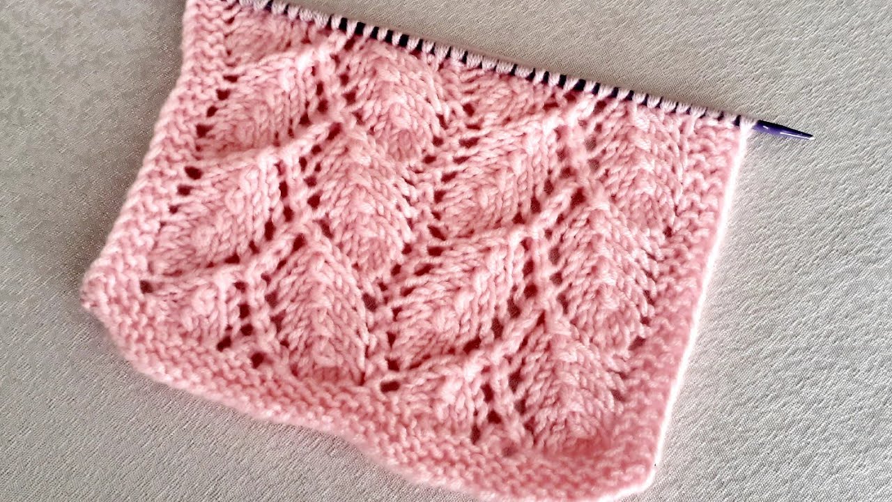 AJURLU YAPRAKLAR YELEK MODELİ YAPILIŞI/Knitting Pattern