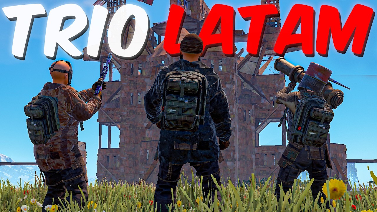 ASÍ JUEGA UN TRIO DE 60.000 HORAS... Rust en Español