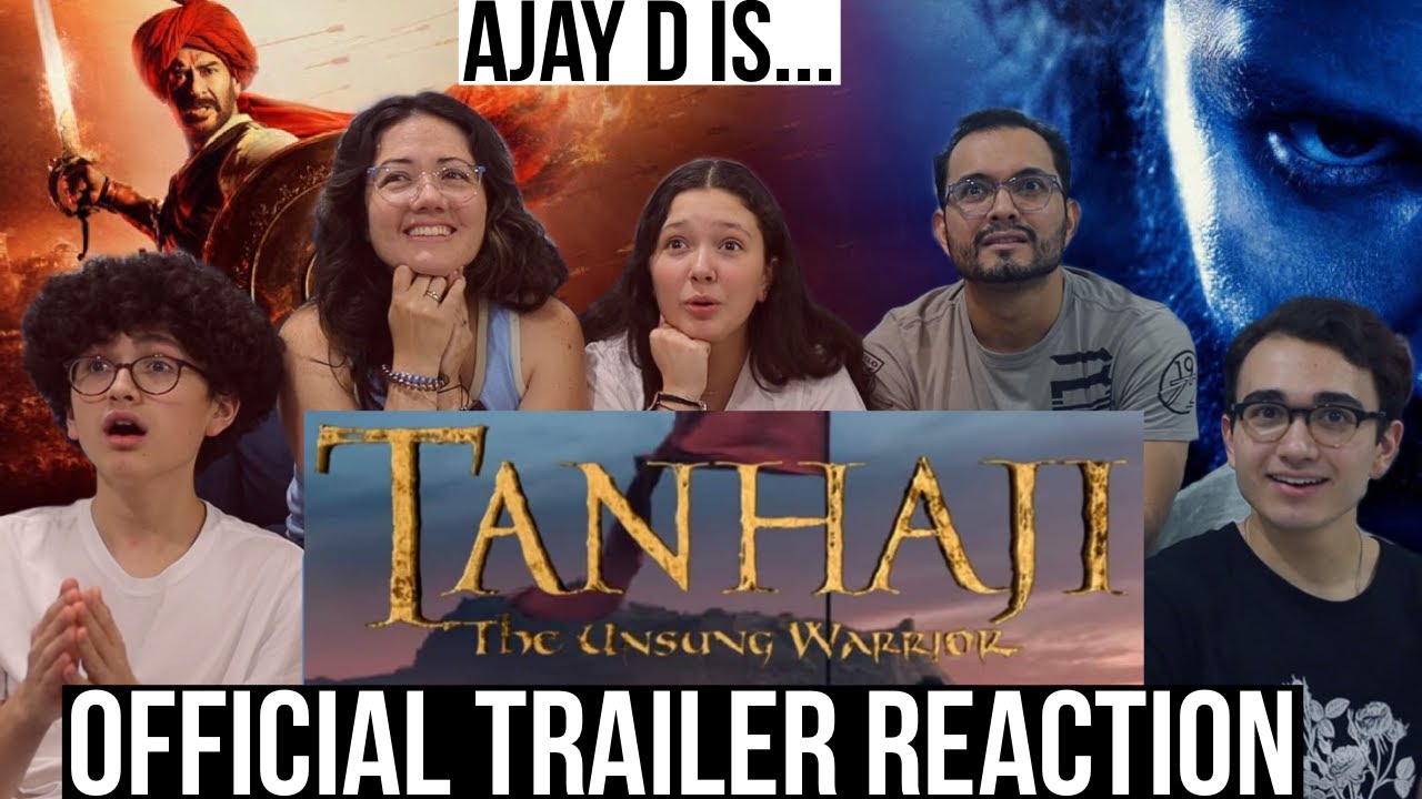TANHAJI: THE UNSUNG WARRIOR TRAILER REACTION!! | MaJeliv Reactions | Ajay Devgn is Tanhajji