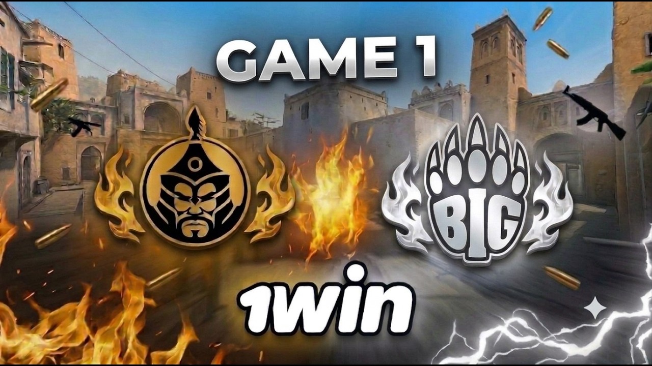 The Mongolz против BIG, карта 1 | 1win Private Club Season 2, финал нижней сетки | CS2