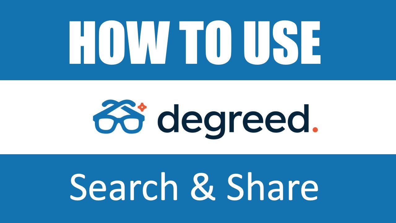 How to use Degreed - Search & Share