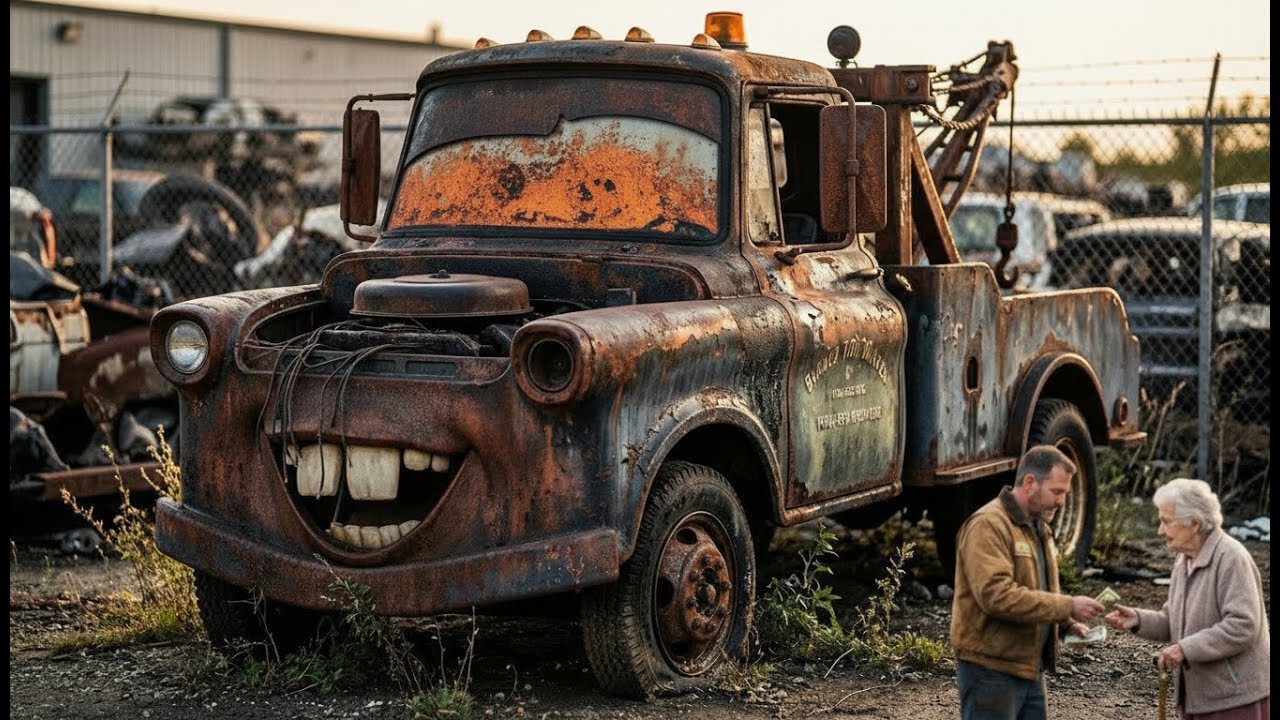 ASMR Truck Restoration Burned Tow Mater Full Rebuild