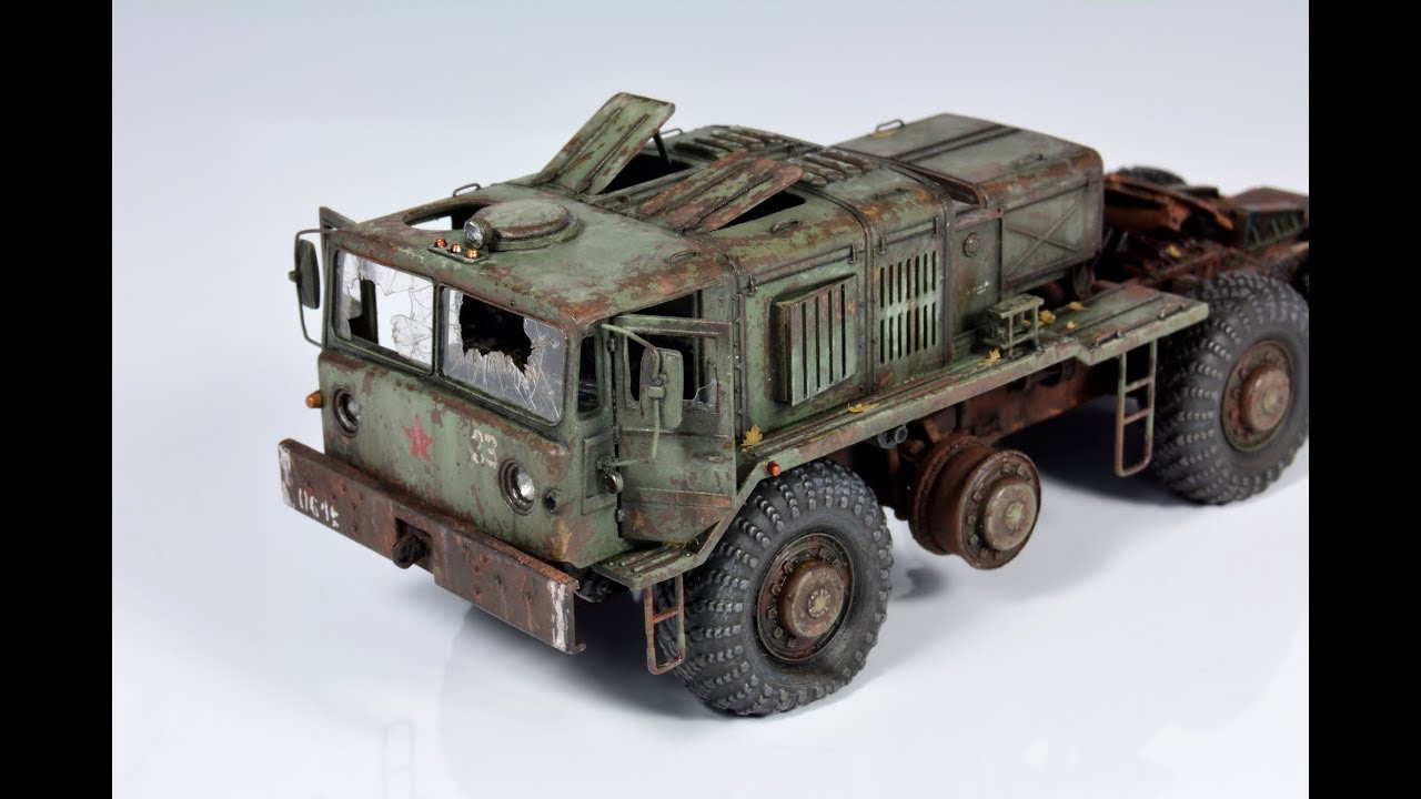 Abandoned Soviet MAZ-537 Pripyat Chernobyl - 1/72 Takom