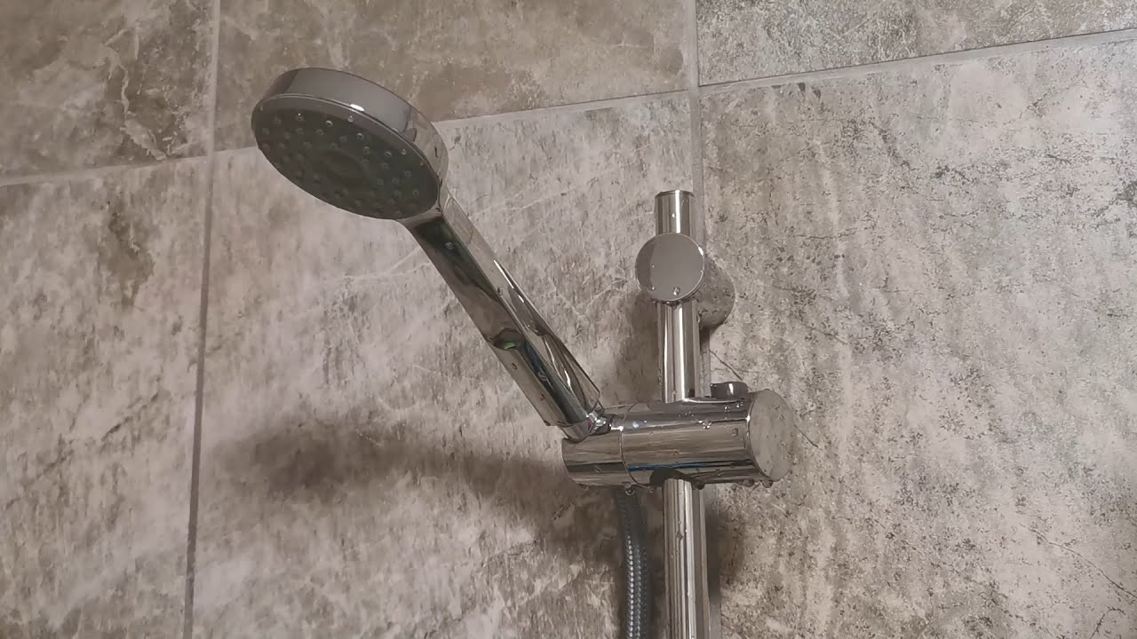 Assembling IKEA products - VALLAMOSSE - Riser rail with handshower kit, chrome-plated