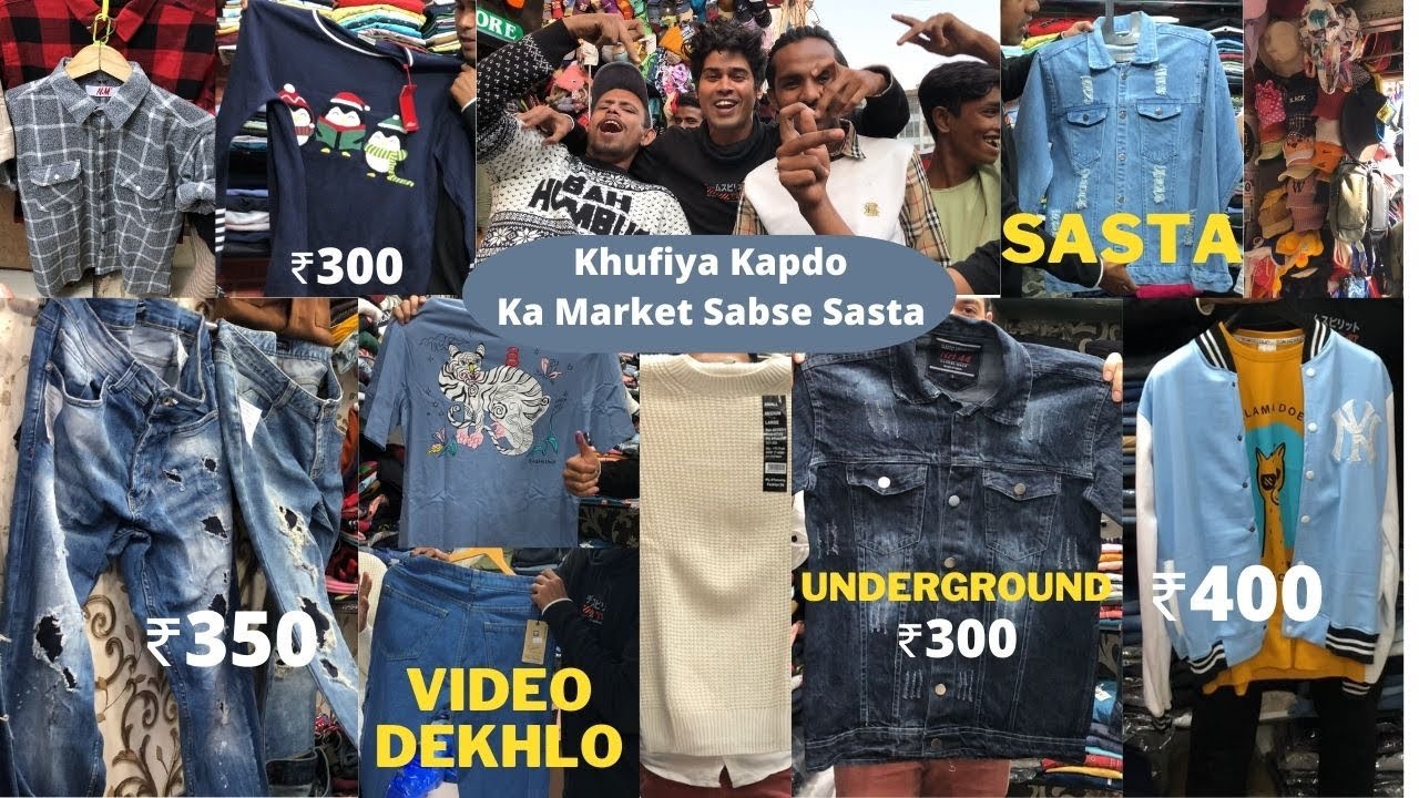 Cheapest Clothes T-Shirt, Jeans Bahot kuch Hai Bandra Linking Road  Khufiya Rasta #bandra