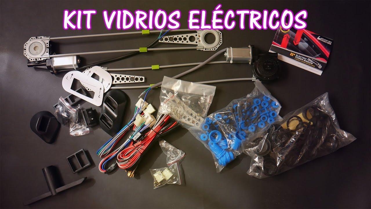 Kit para convertir vidrios manuales a eléctricos