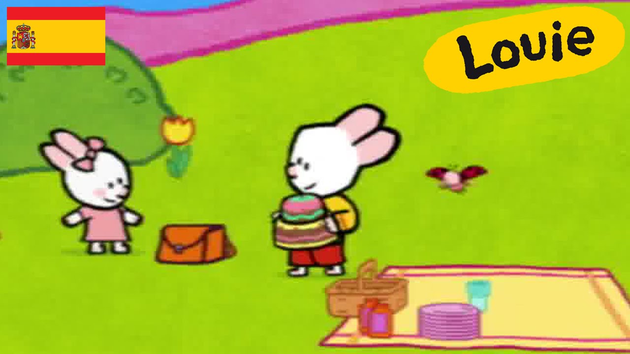 Pastel - Louie dibujame un pastel | Dibujos animados para niños