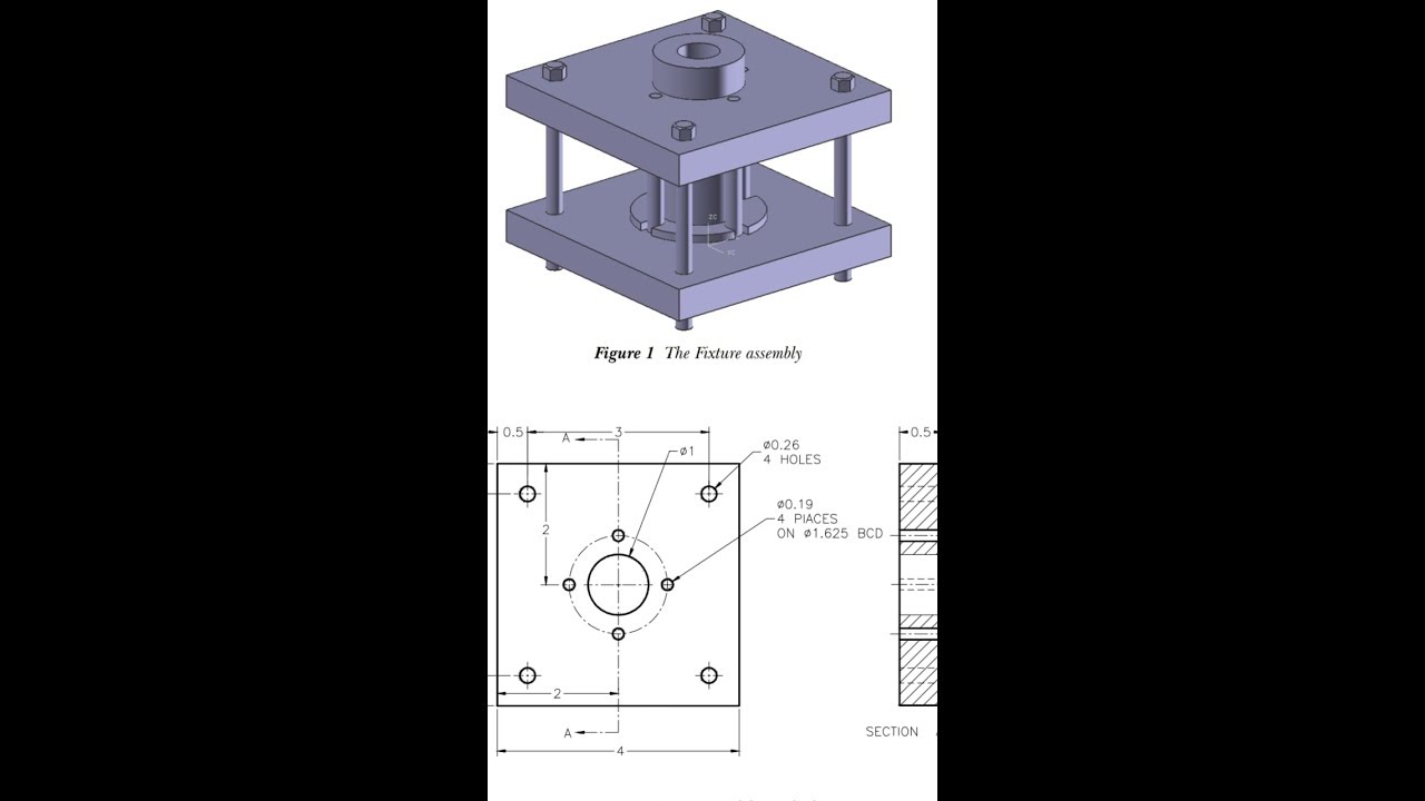 PARTS OF FIXTURE ASSEMBLY