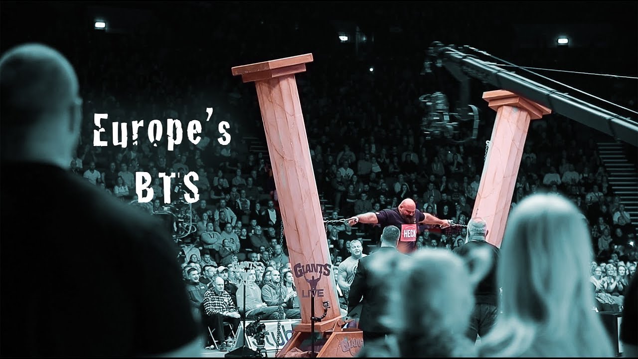 Europes strongest man BTS vlog