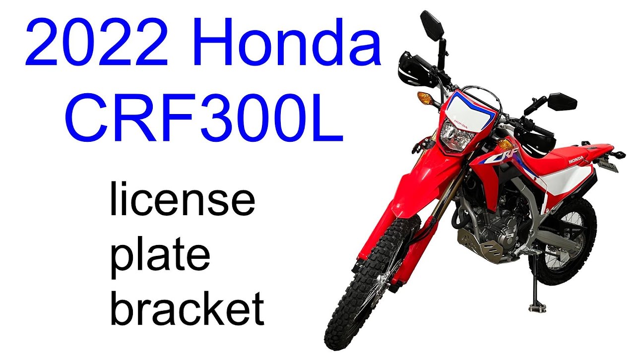 Installing the Flatland Racing license plate holder on my 2022 Honda CRF300L