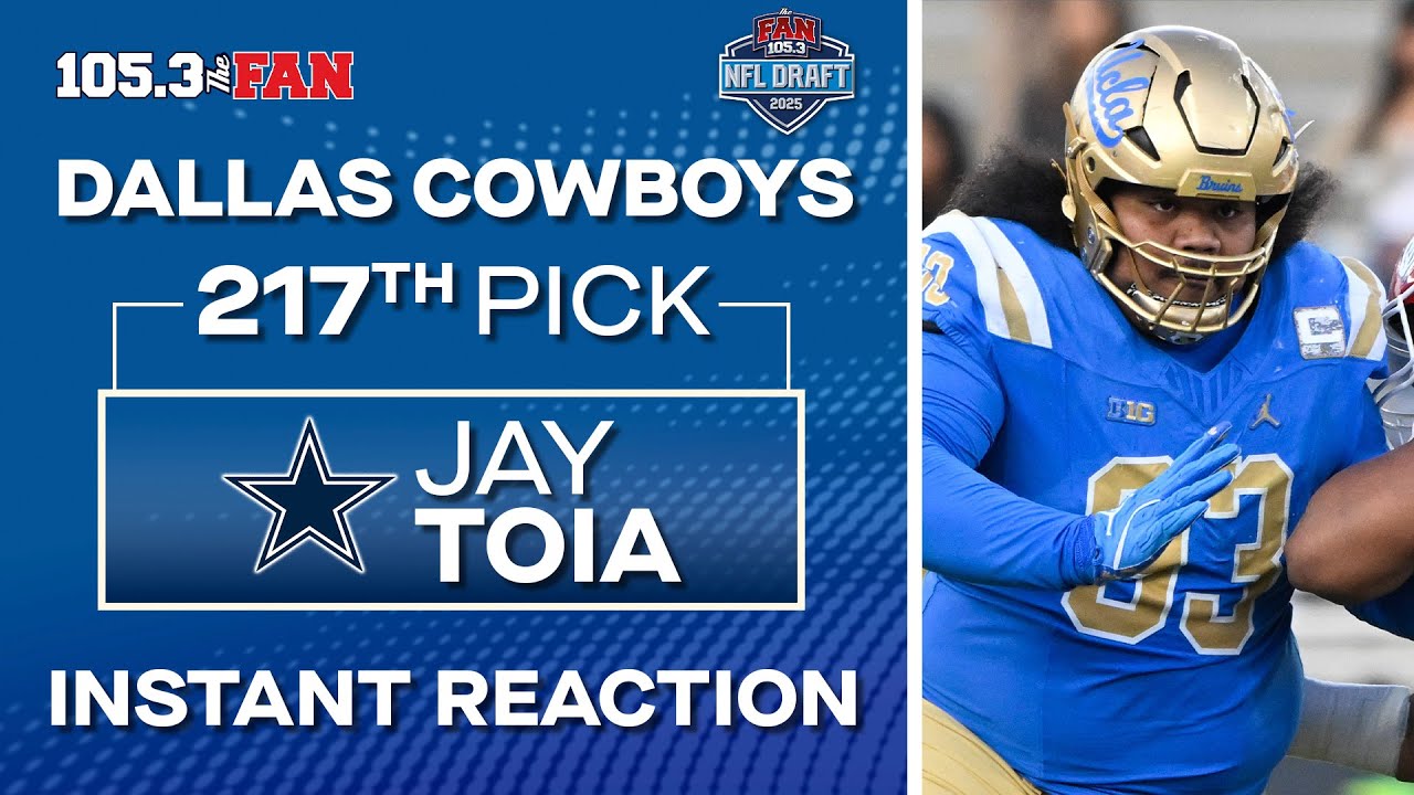 Cowboys Draft Jay Toia, UCLA Defensive Tackle With 217th Overall Pick | NFL Draft