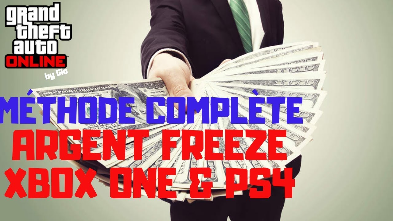 GLITCH ARGENT FREEZE XBOX ONE ET PS4 GTA ONLINE AVEC SAUVEGARDE VEHICULES !!!