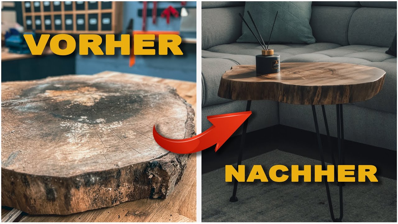 Planfräsen macht süchtig! Nussbaum Tisch selber bauen ★ Ali Der Bastler