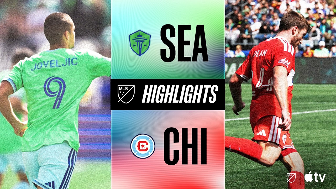 Seattle Sounders FC vs. Chicago Fire FC | Full Match Highlights | 4-Goal Battle in Seattle!