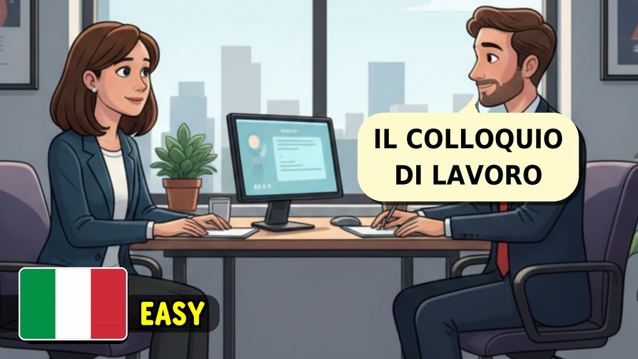 💼 Colloquio di Lavoro in Italiano: Domande e Risposte Base (A1-A2)